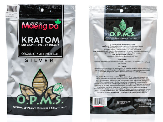 O.P.M.S SIlver Kratom Powder