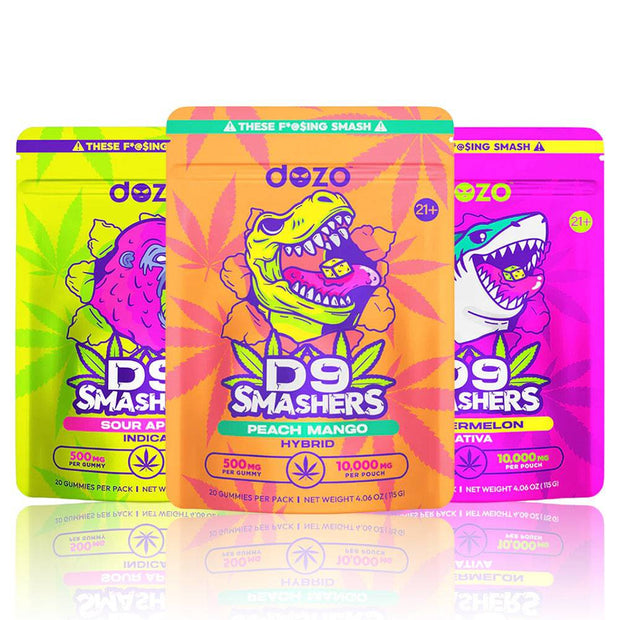 DON'T TRIP D9 SMASHERS 10000MG GUMMIES 20CT