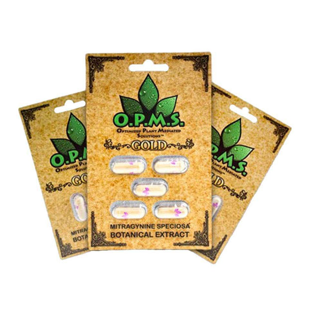 OPMS Gold Kratom | Extract Capsules |  Capsules ion Pack