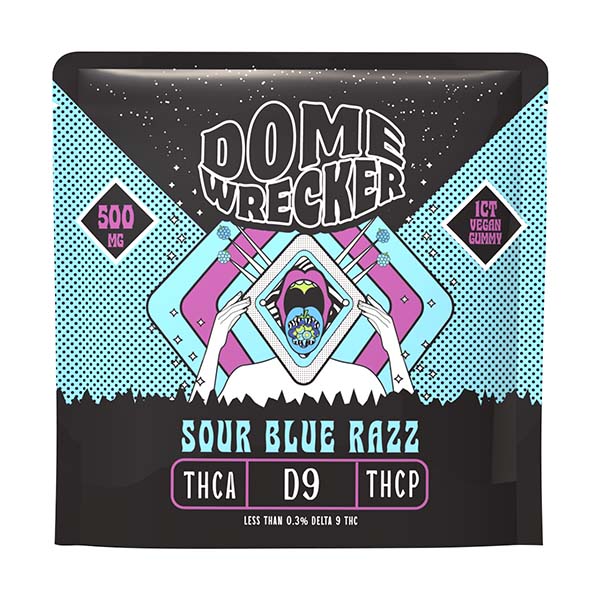 DOME WRECKER THCA-D9-THCP 500MG Gummies 20Ct. Box