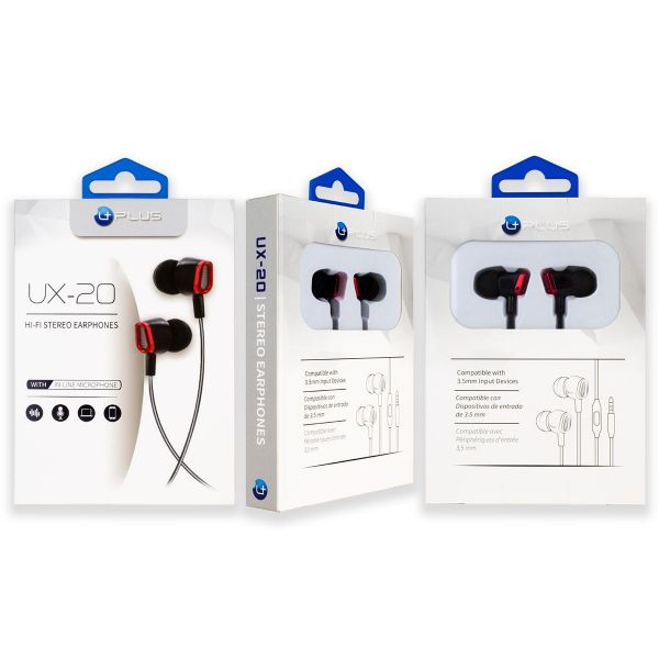 UX-20 HEADPHONES BLACK